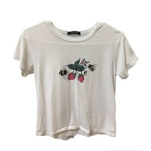 BRANDY MELVILLE white crop top